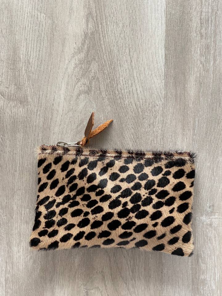 Small Valet Zipper Pouch | Leather