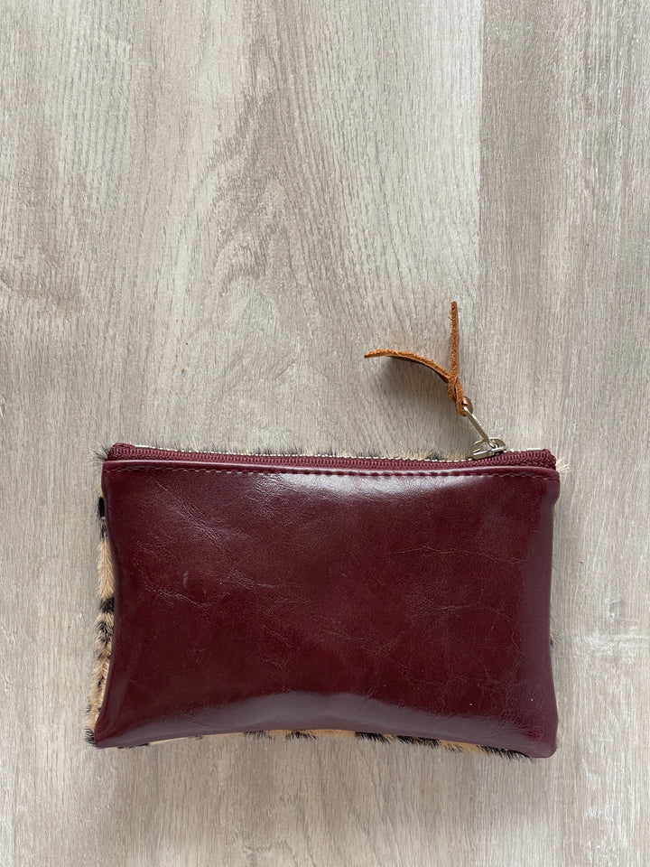 Small Valet Zipper Pouch | Leather