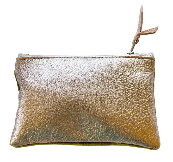 Small Valet Zipper Pouch | Leather