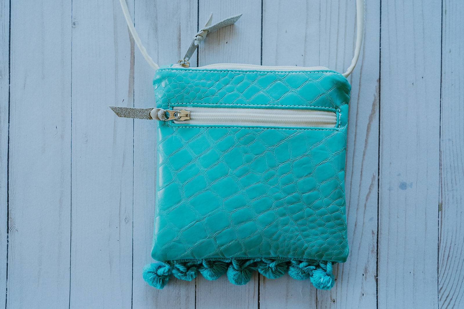 Aqua crossbody online bag