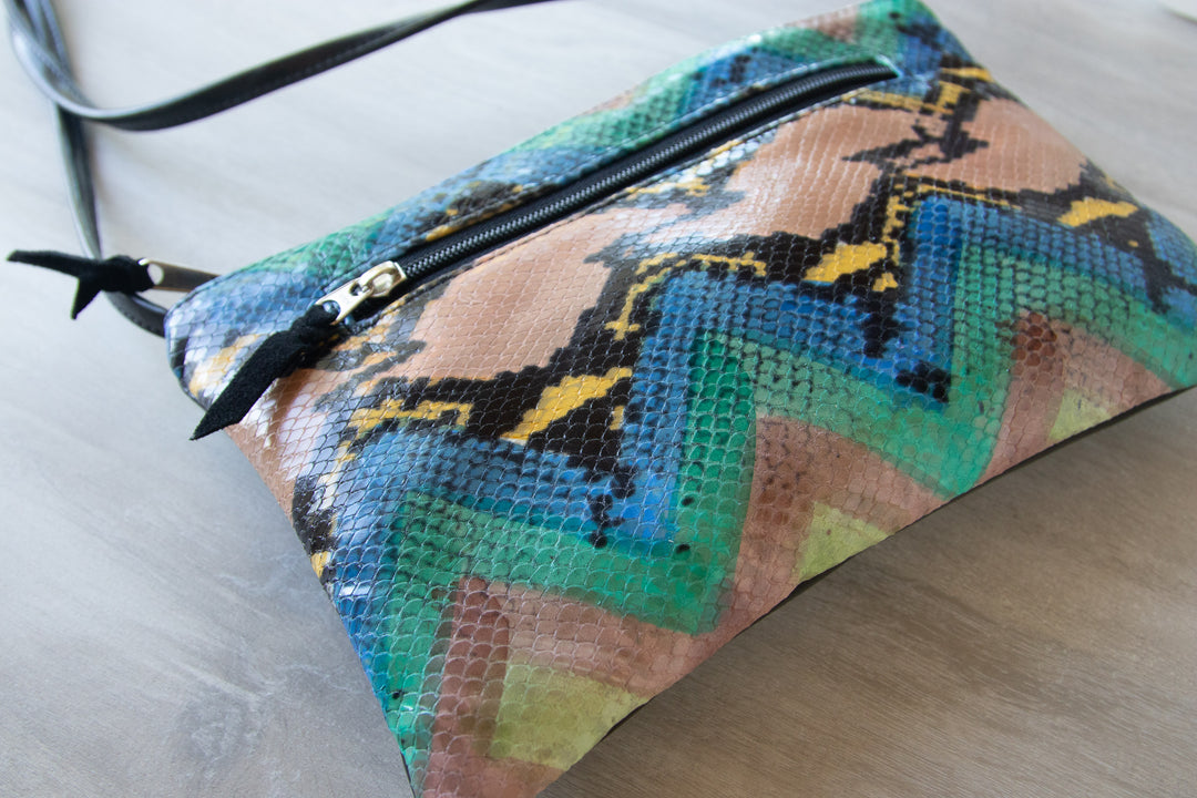 Python Bag green Bag snakeskin Bag snakeskin Purse gift -  Israel