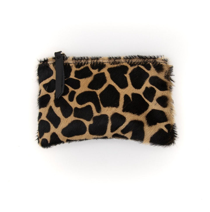 Small Valet Zipper Pouch from Leather#color_giraffe-ponyhair